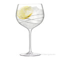 balloon Gin & Tonic etched drinking wine Glasses
